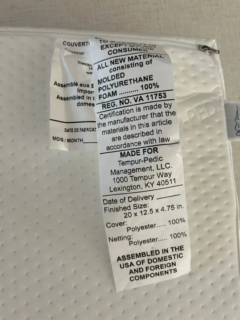 Tempur-pedic new box